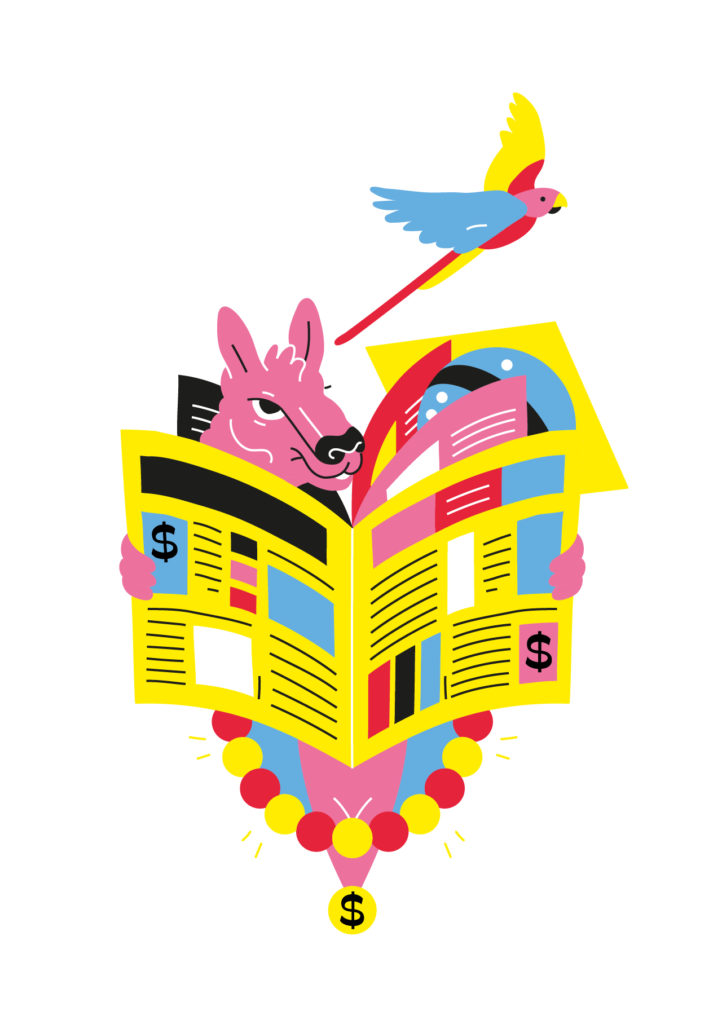 L'orpaillage illégale en Amérique Latine - Illustration de Camille Gobourg, typographie de Savate, Collectif We.ch