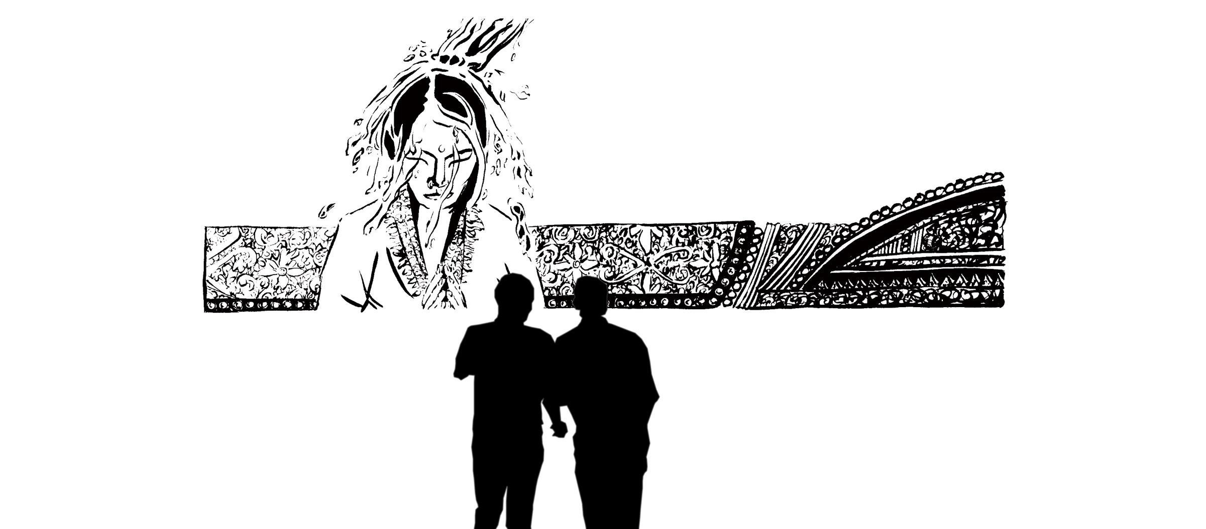 Illustrations de Romain Chasserio sur le thème de l'Hindouisme