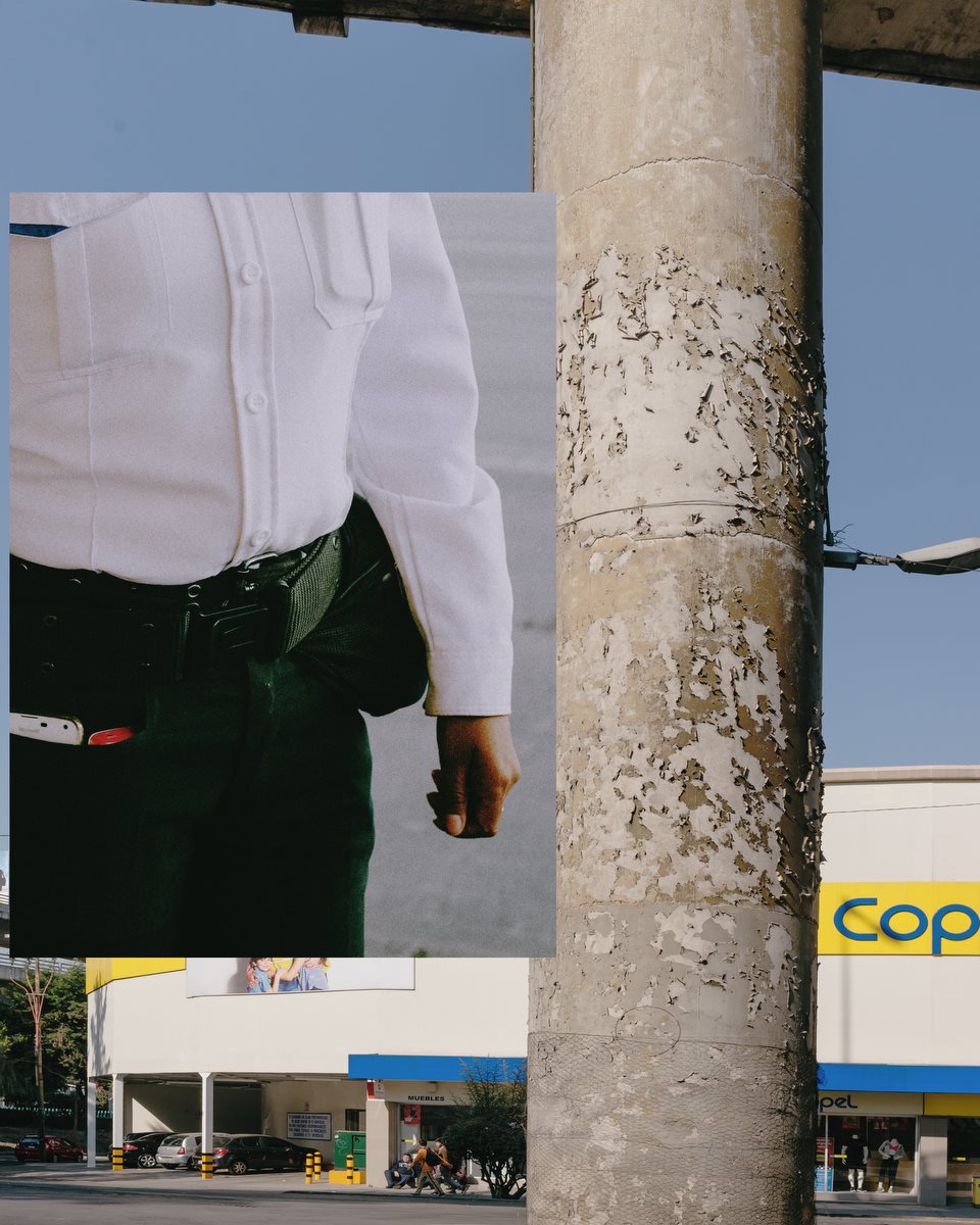 Photographies de fonctionnaires mexicains par notre artiste Thomas Cecchelani, sur le thème de la violence et du crime organisé au Mexique
