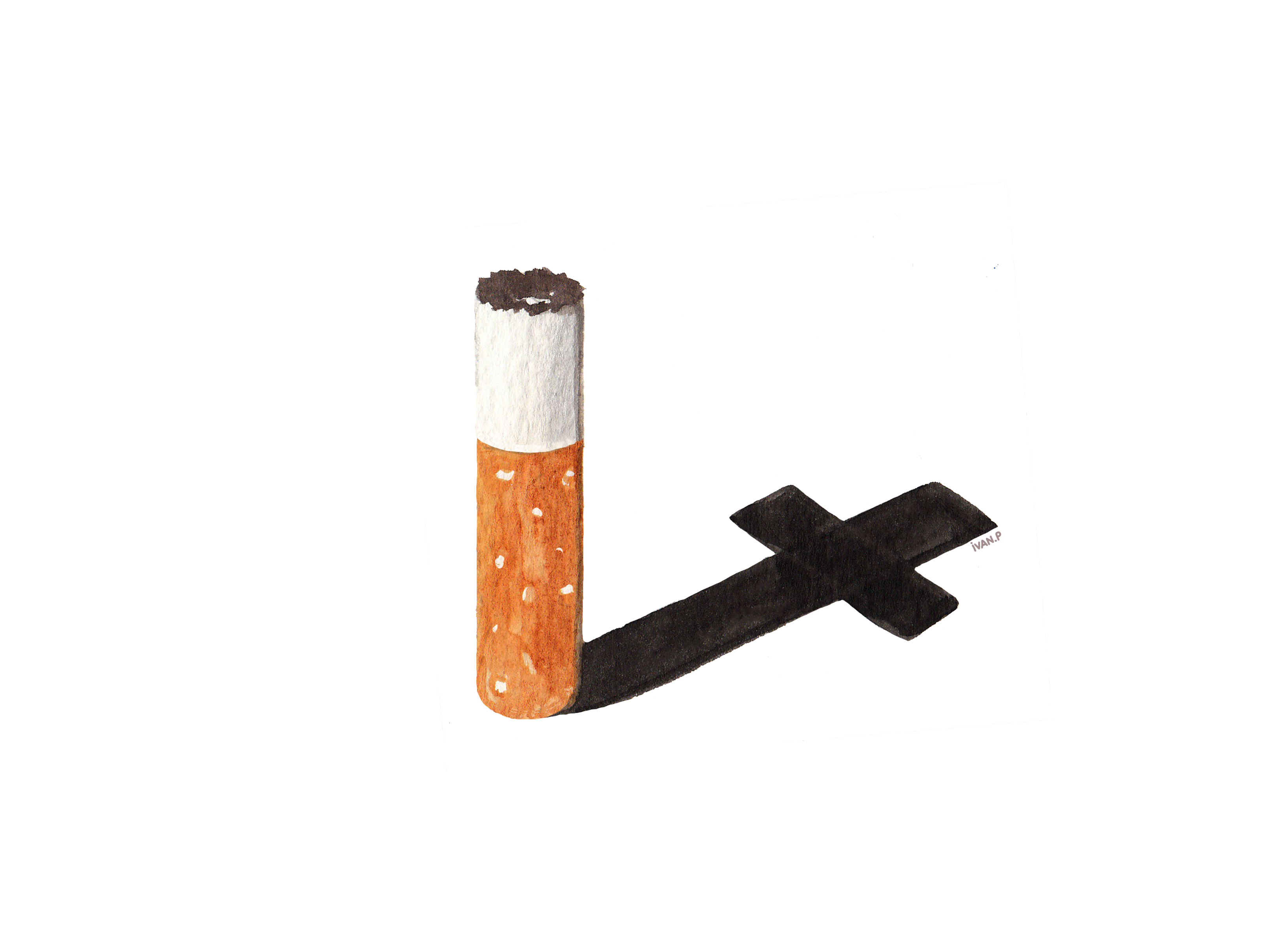 Illustration d'Ivan P sur l'industrie du tabac.