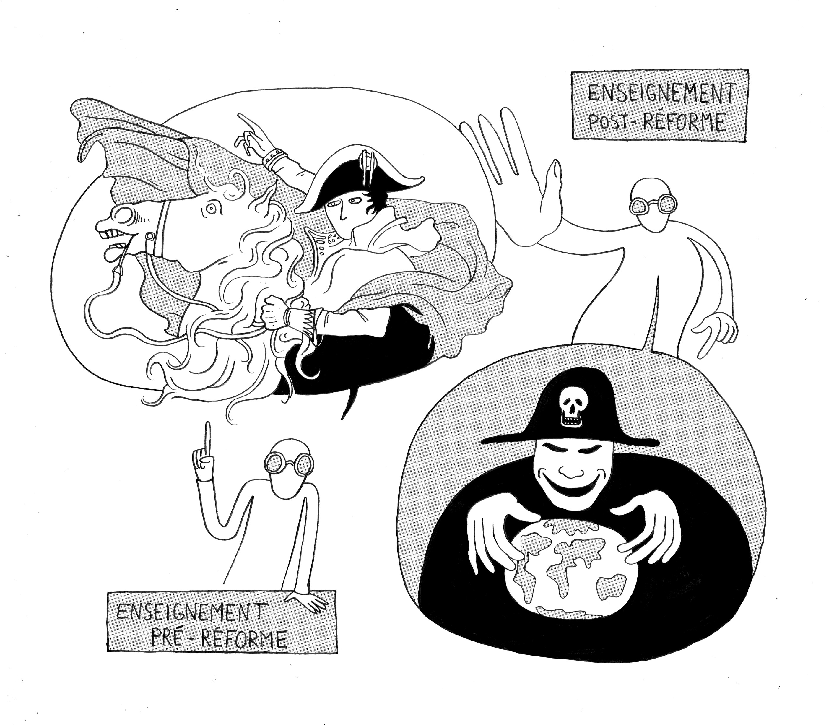 Illustrations, le système scolaire français entre tradition et réforme