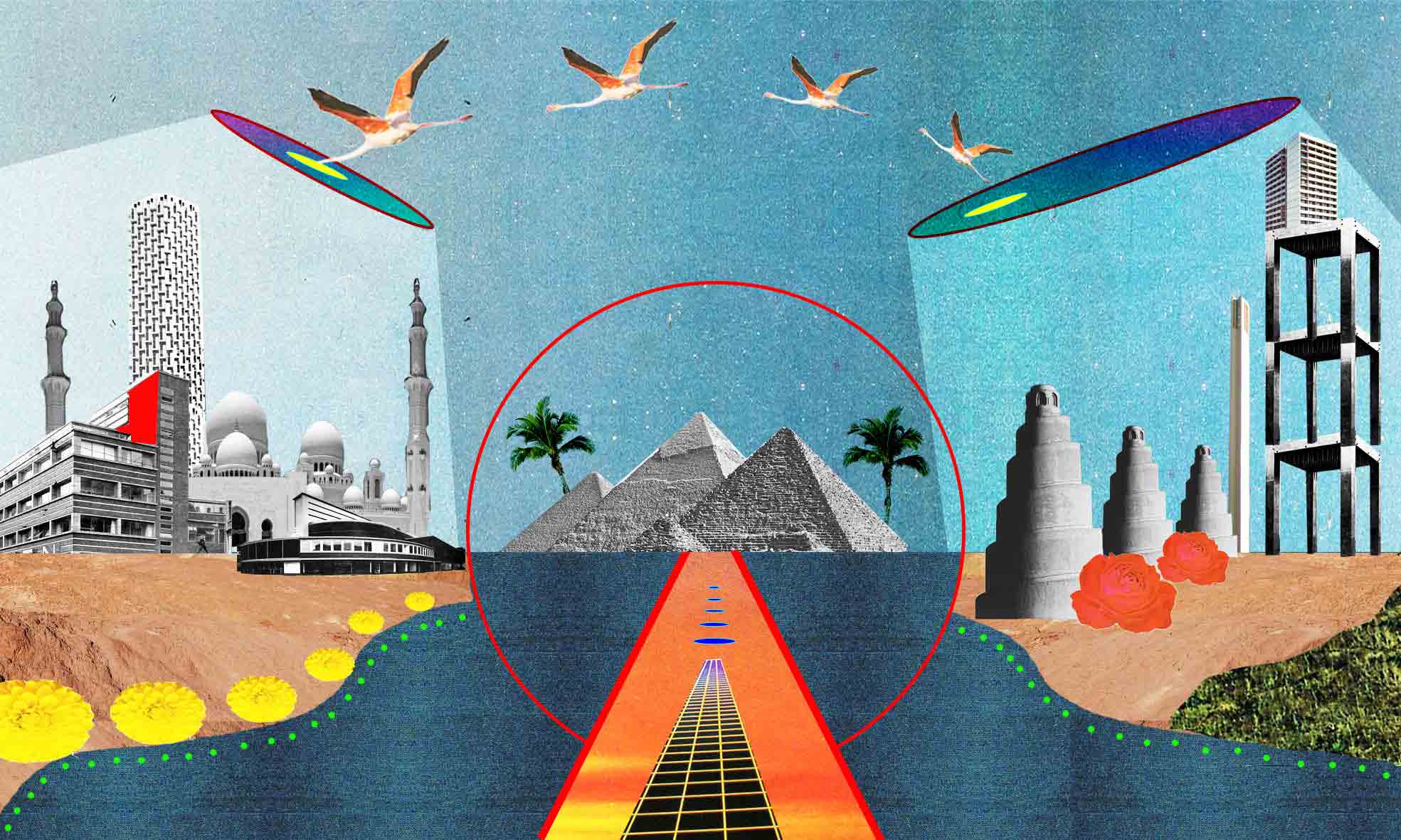Illustration de l'artiste Charlotte Esquerré sur le nouvel orientalisme occidental