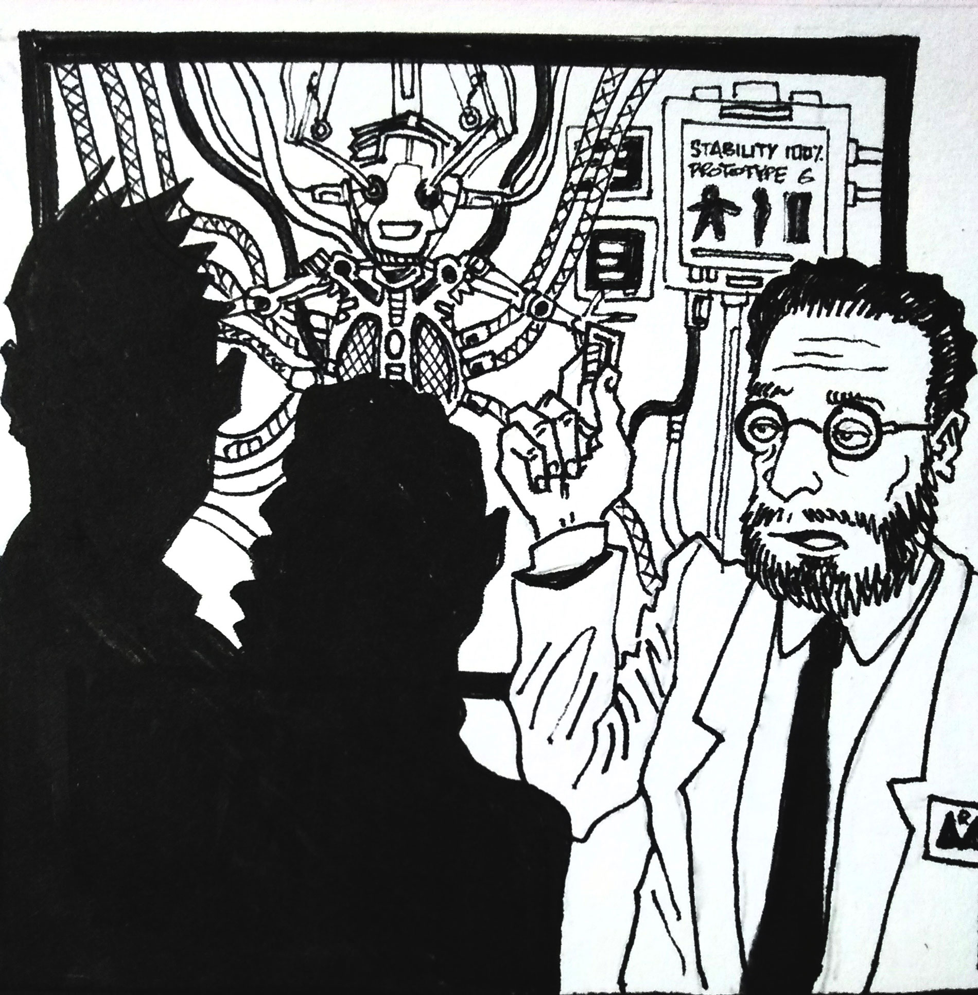 Illustrations de Su Zo. Le transhumanisme est-il une solution aux problèmes de l'espèce humaine ?
