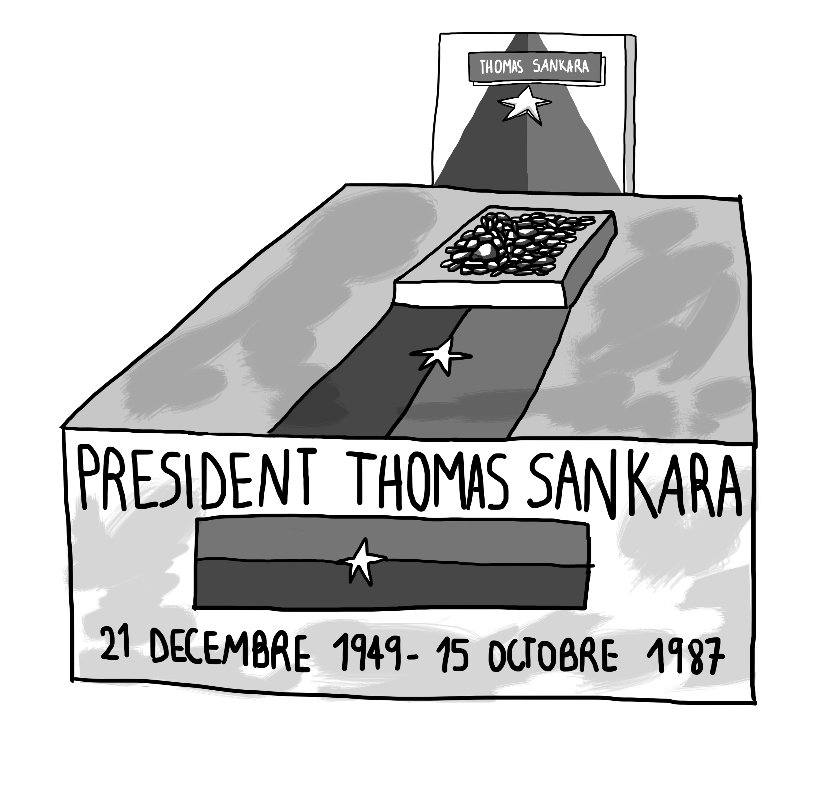 La tombe de Thomas Sankara