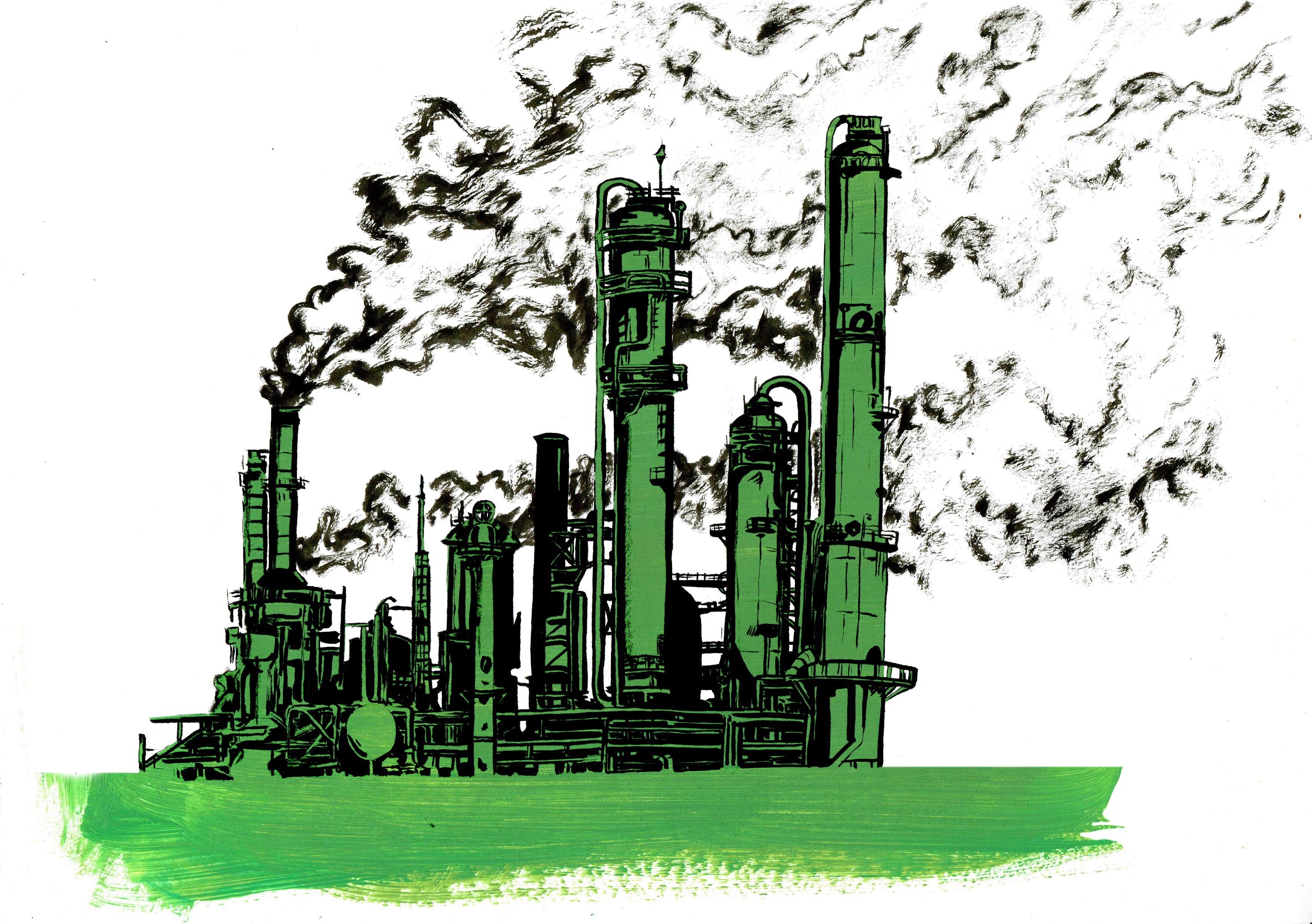 Illustrations d'Eric Vanderhaegen. Croissance verte : la lutte contre le changement climatique et la lutte écologique sont plus que jamais un combat pour la survie de notre espèce.