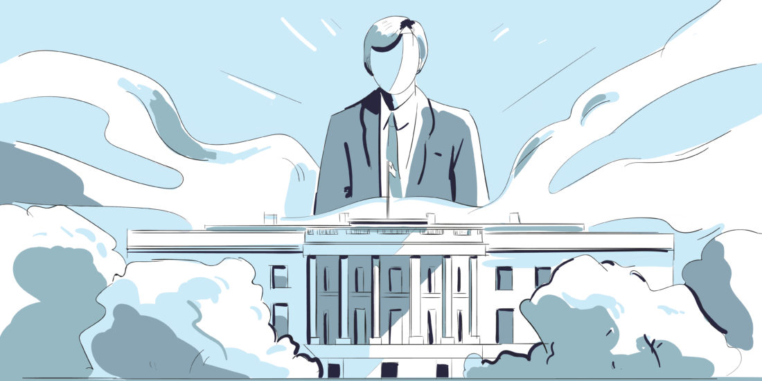 Lee Atwater, l'inventeur des fake news ? Illustrations d'Hadrien Bult.