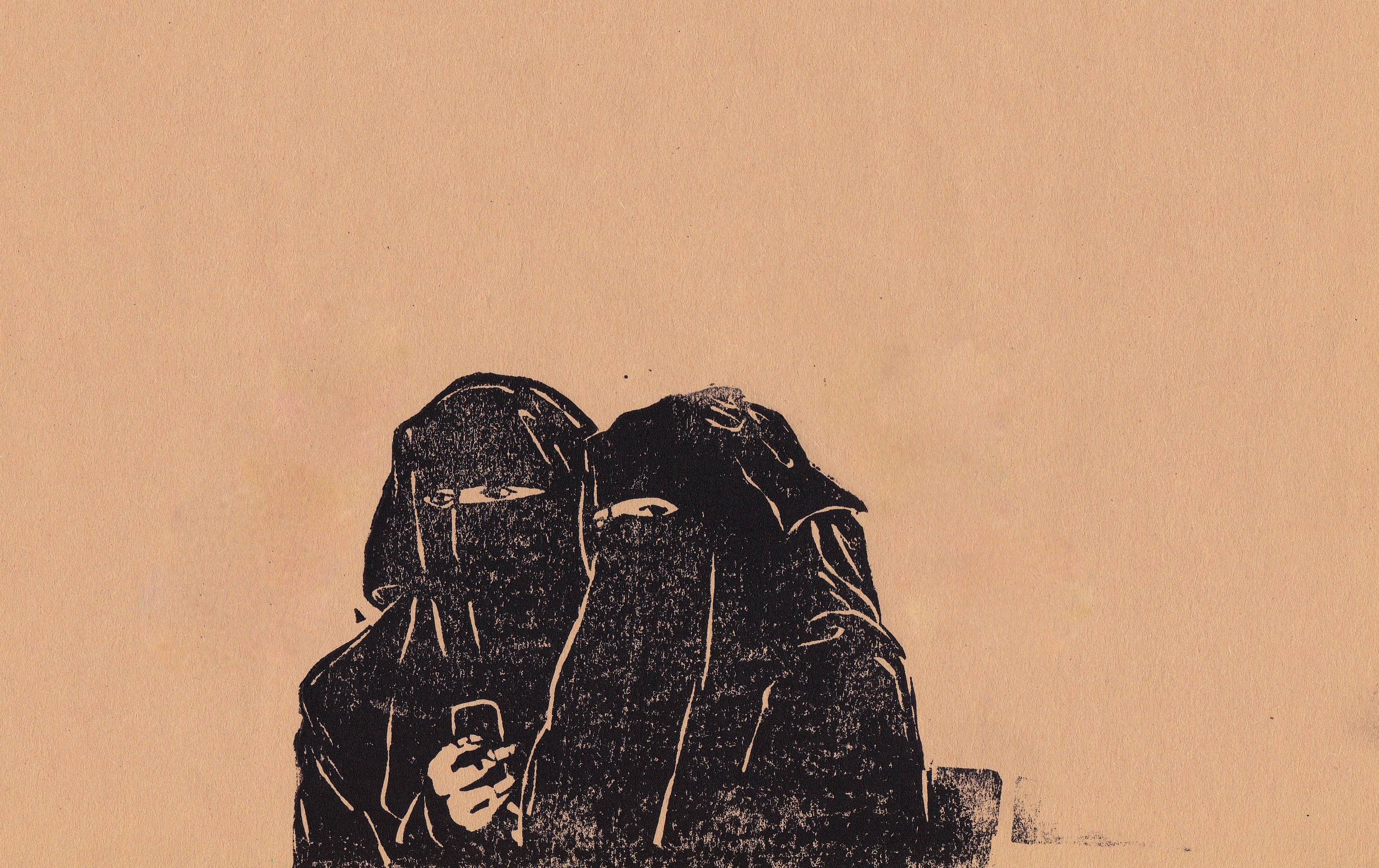 Sous le voile, le féminisme ? Illustrations de Manor Askenazi.