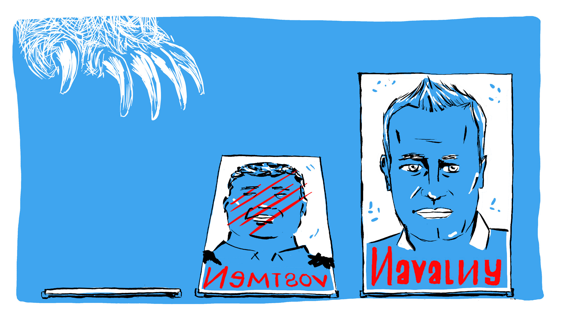 Élections en Russie : l'éternel fuite en avant de Vladimir Poutine. Illustrations de Tommy Dessine.
