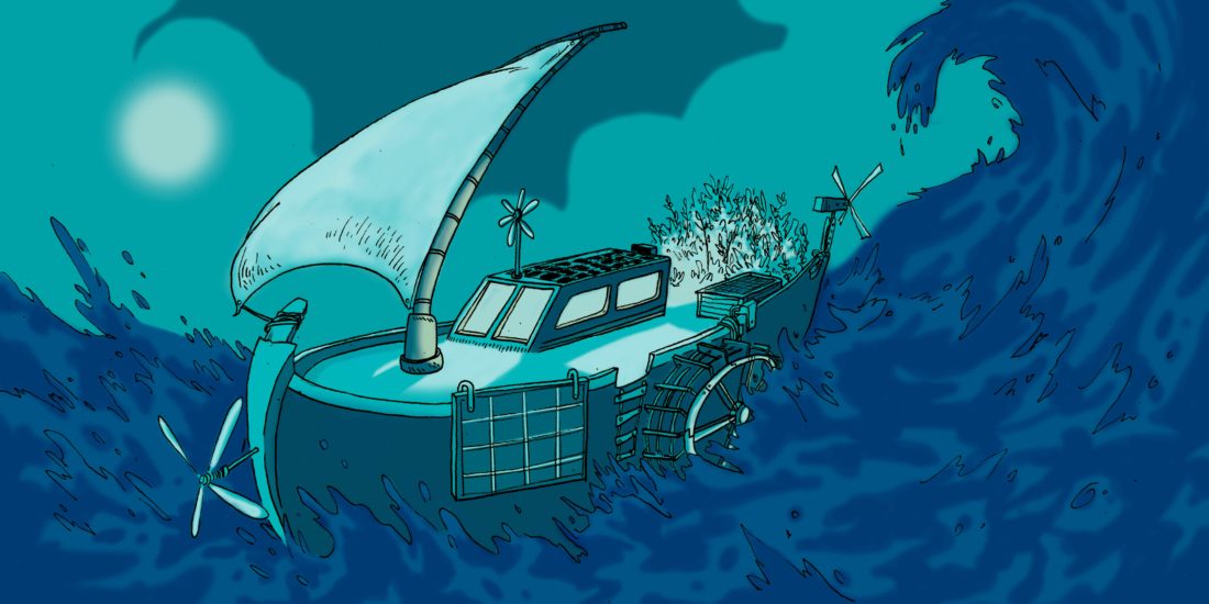 Low-tech : les vraies technologies du futur. Illustrations d'Eric Vanderhaegen