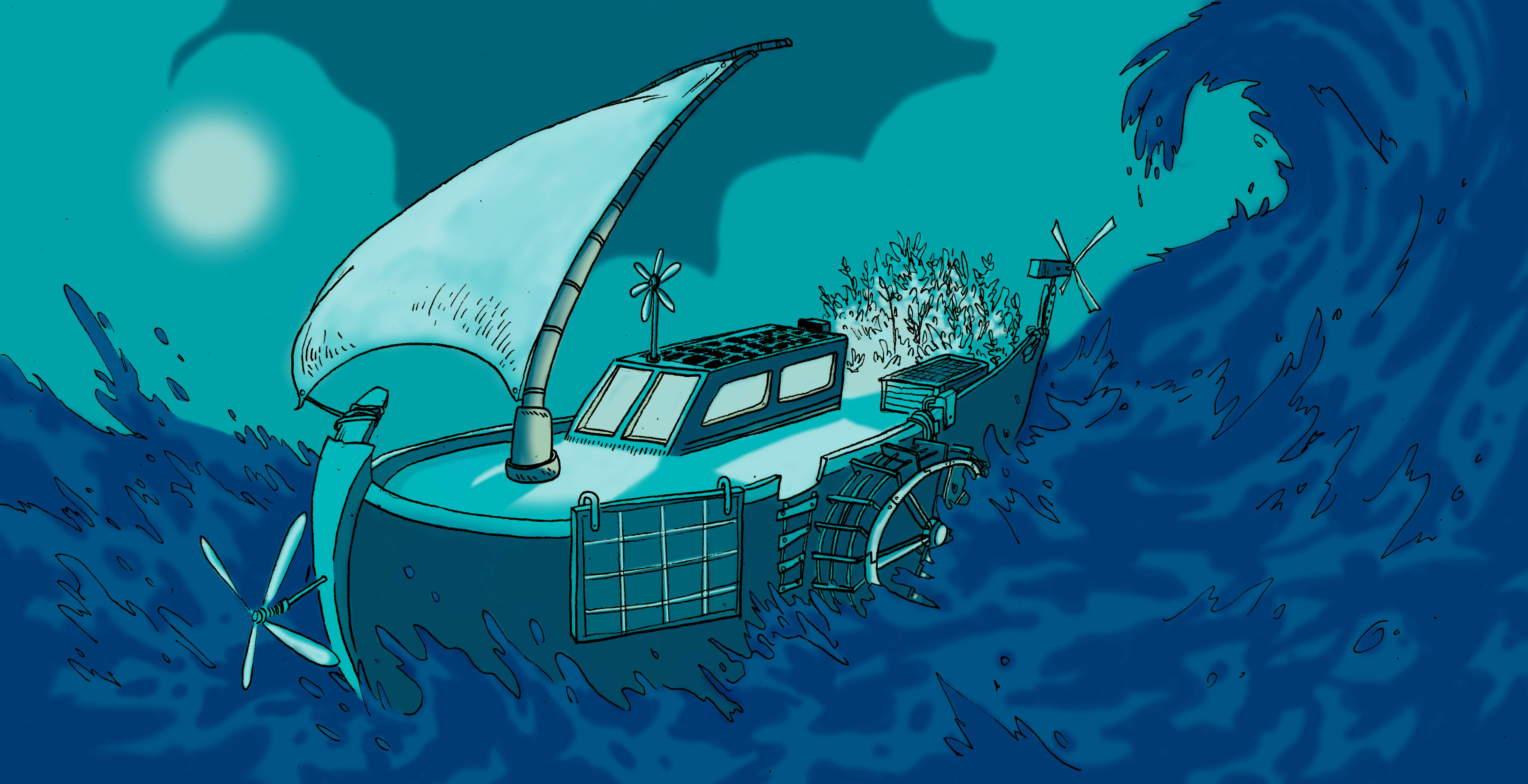 Low-tech : les vraies technologies du futur. Illustrations d'Eric Vanderhaegen